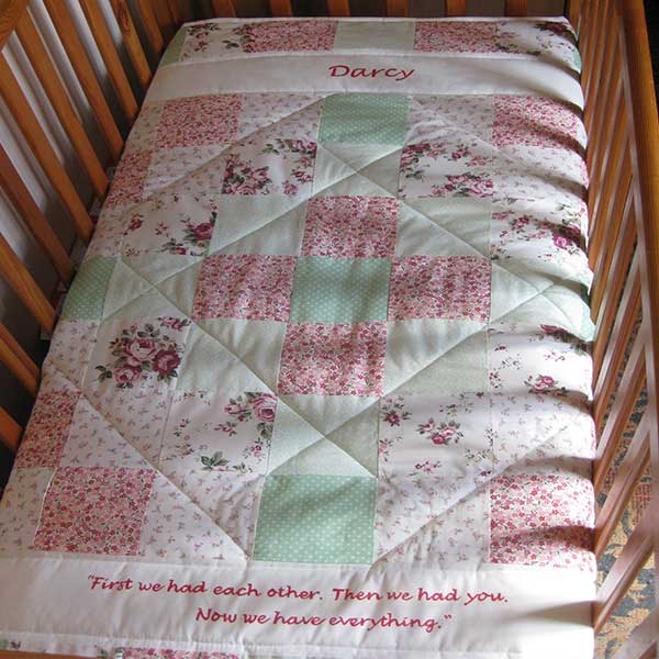 Personalised Ditsy Quilt