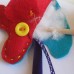 Make your own monster keyring   - felt craft kit